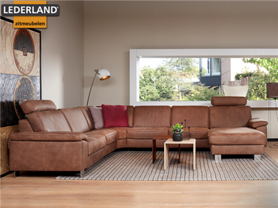 Lederland BEVERWIJK Showroommodel Hoekopstelling Harm